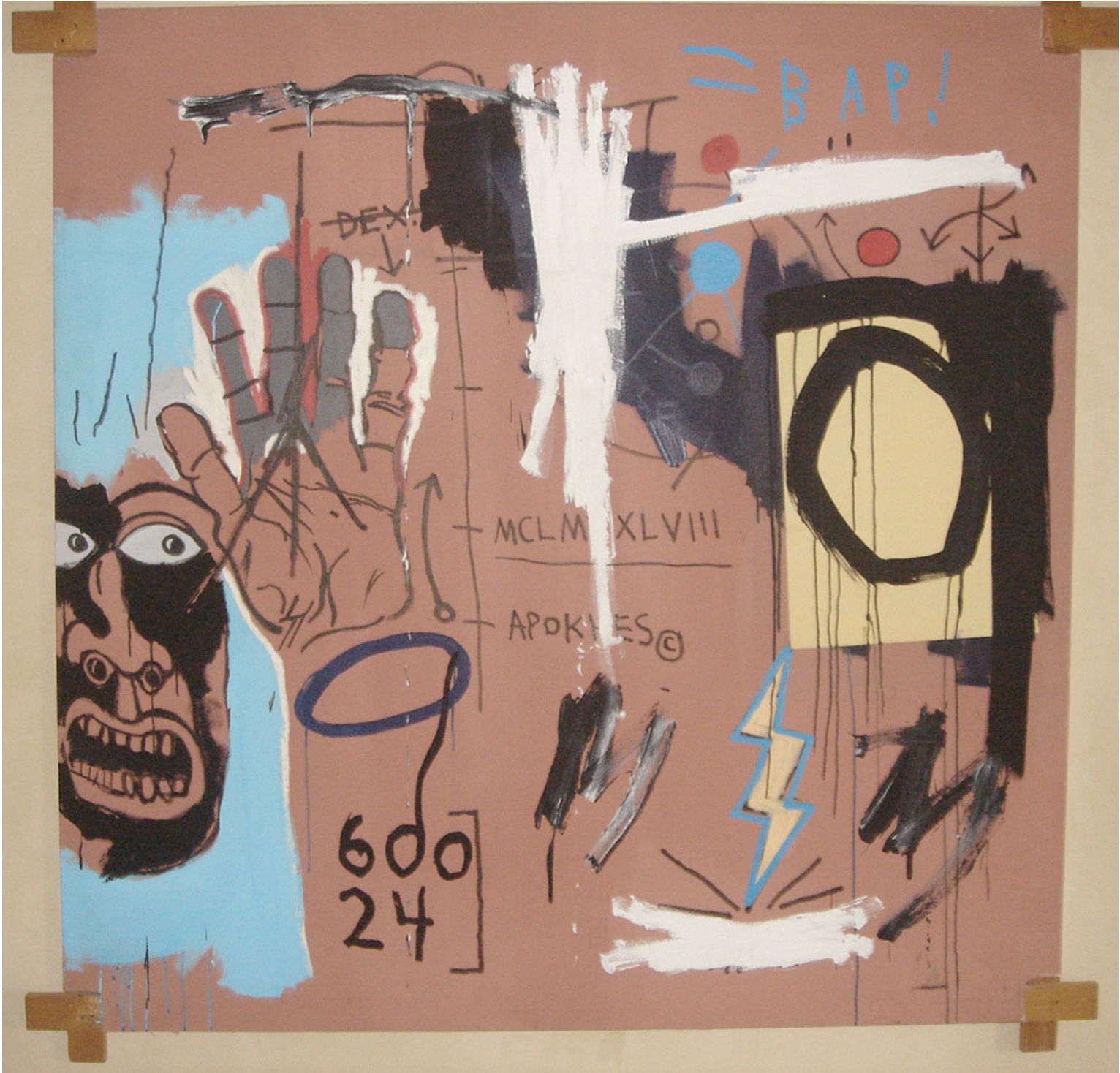 Jean-Michel Basquiat artwork: Untitled