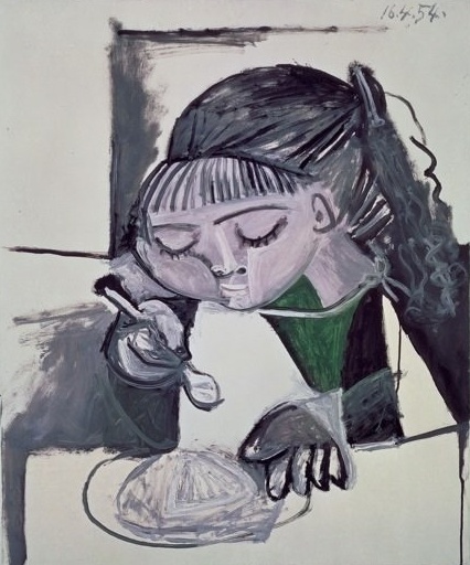 Pablo Picasso, Tête de Femme, 1954